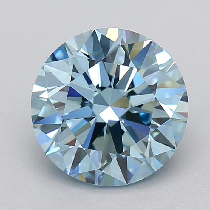 1.50 Ct. Fancy Vivid  Blue Round Lab Grown Diamond