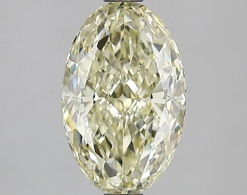 2.11 Ct. Fancy Light Yellow Oval Lab Grown Diamond