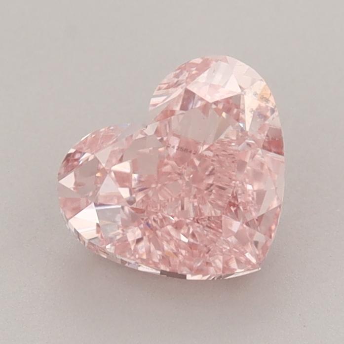 1.33 Ct. Fancy Intense  Pink Heart Lab Grown Diamond
