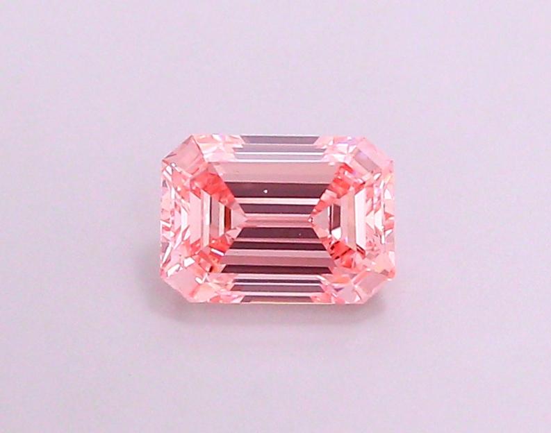 1.15 Ct. Fancy Intense Pink Emerald Lab Grown Diamond