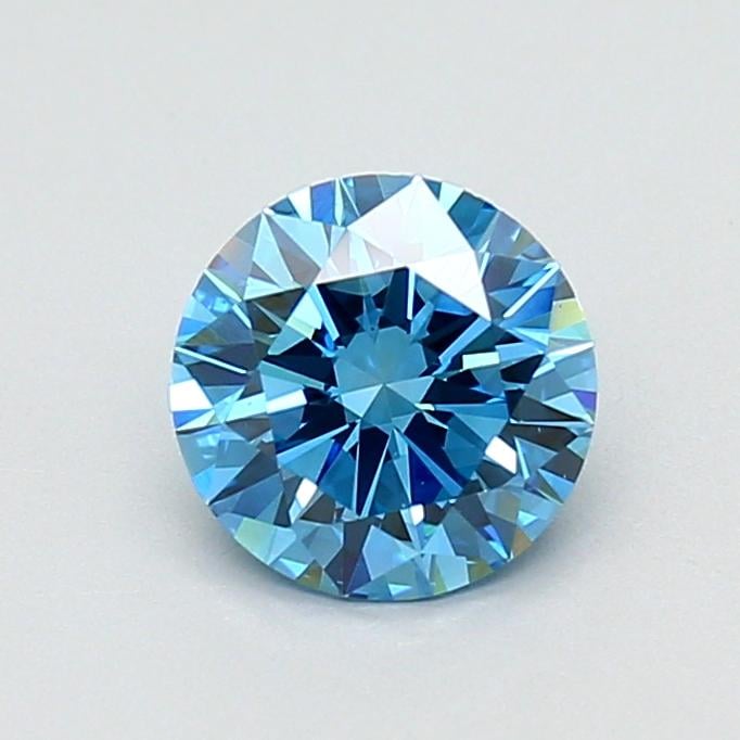 1.02 Ct. Fancy Vivid Blue Round Lab Grown Diamond