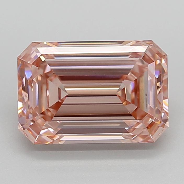 3.78 Ct. Fancy Intense  Pink Emerald Lab Grown Diamond