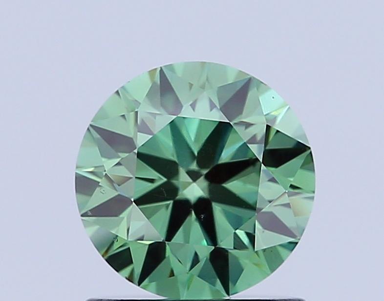 1.00 Ct. Fancy Vivid Green Round Lab Grown Diamond