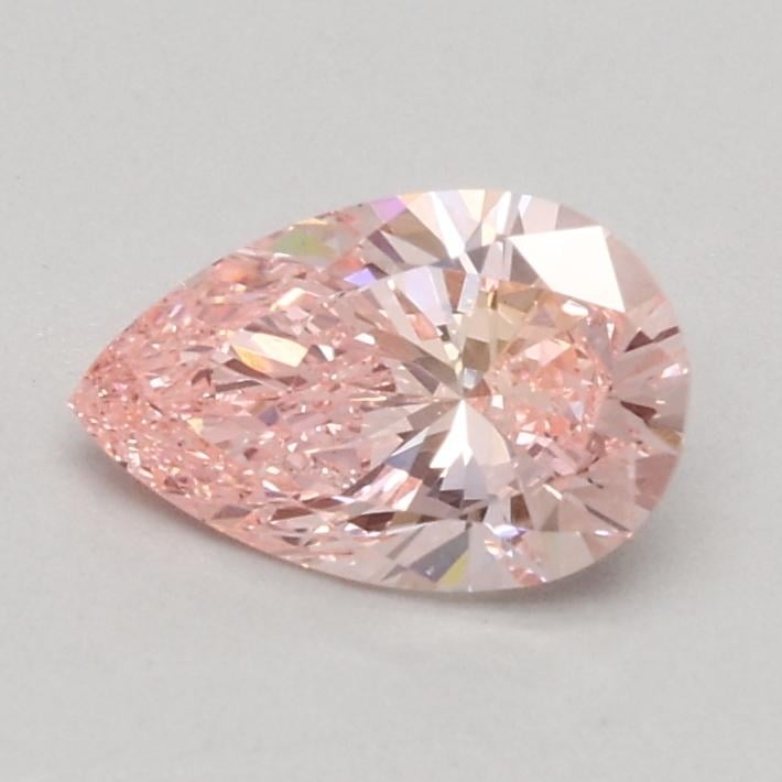 0.51 Ct. Fancy Intense Pink Pear Lab Grown Diamond