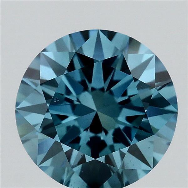 1.80 Ct. Fancy Vivid  Blue Round Lab Grown Diamond