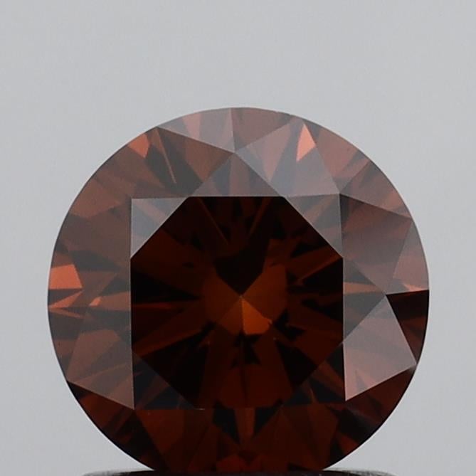 1.04 Ct. Fancy Deep  Orange Round Lab Grown Diamond