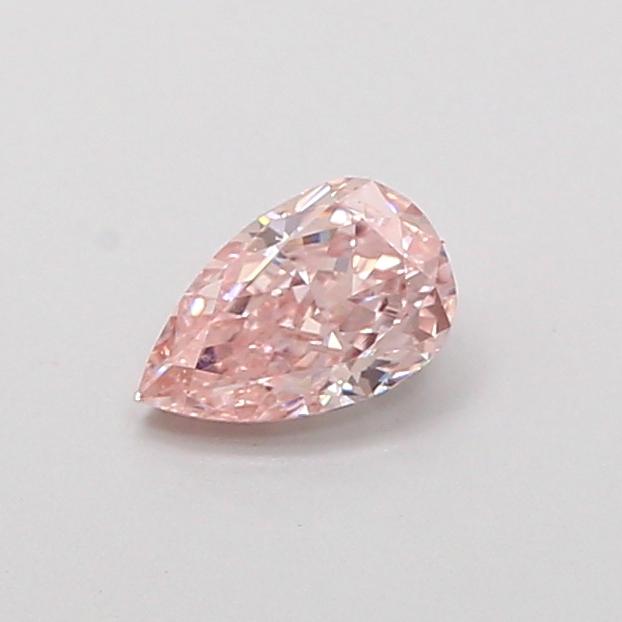 0.41 Ct. Fancy Intense  Pink Pear Lab Grown Diamond