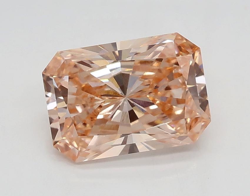 1.51 Ct. Fancy Pink Radiant Lab Grown Diamond