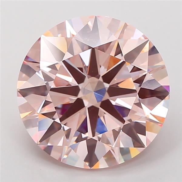9.35 Ct. Fancy Pink Round Lab Grown Diamond