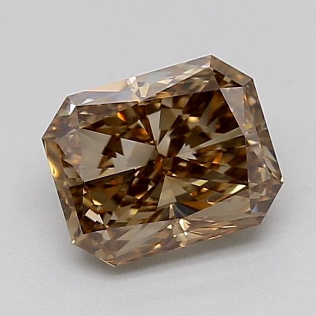 1.52 Ct. Fancy  Brown Radiant Lab Grown Diamond