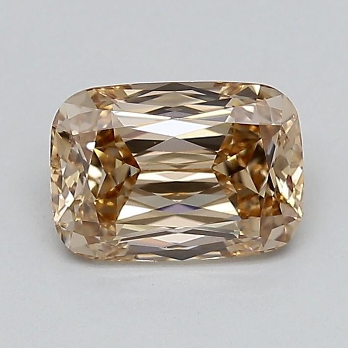 1.09 Ct. Very Light  Brown Cushion Lab Grown Diamond