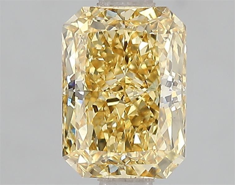 1.51 Ct. Fancy Vivid Yellow Radiant Lab Grown Diamond
