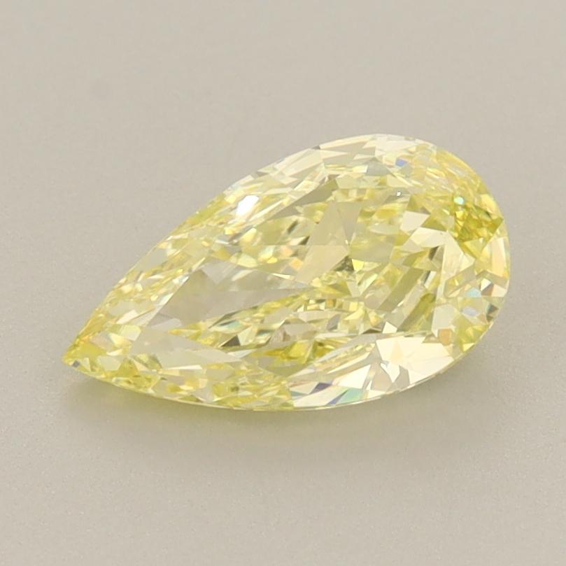 1.12 Ct. Fancy Intense  Yellow Pear Lab Grown Diamond