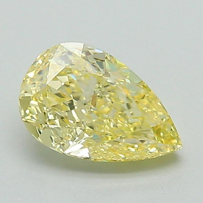 1.02 Ct. Fancy Intense Yellow Pear Lab Grown Diamond