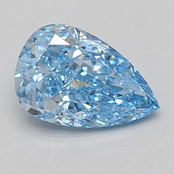 1.10 Ct. Fancy Vivid Blue Pear Lab Grown Diamond