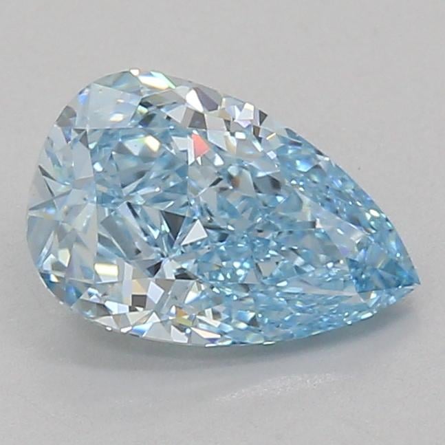 2.00 Ct. Fancy Vivid Blue Pear Lab Grown Diamond
