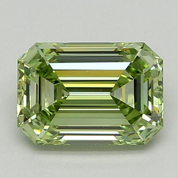 1.05 Ct. Fancy Vivid  Green Emerald Lab Grown Diamond