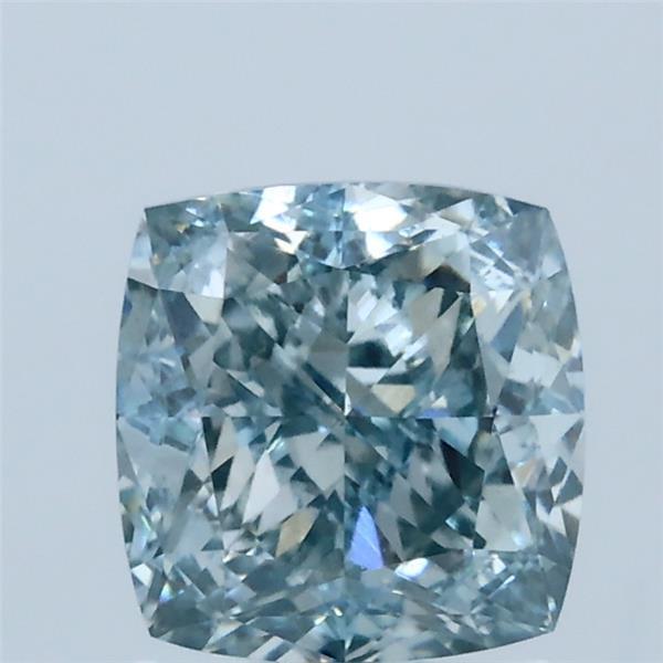 2.02 Ct. Fancy Intense Blue Cushion Lab Grown Diamond