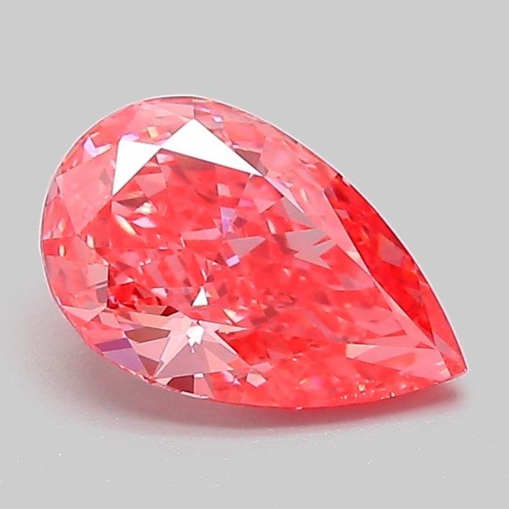 1.20 Ct. Fancy Vivid  Pink Pear Lab Grown Diamond