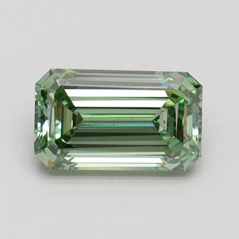 0.98 Ct. Fancy Intense Green Emerald Lab Grown Diamond