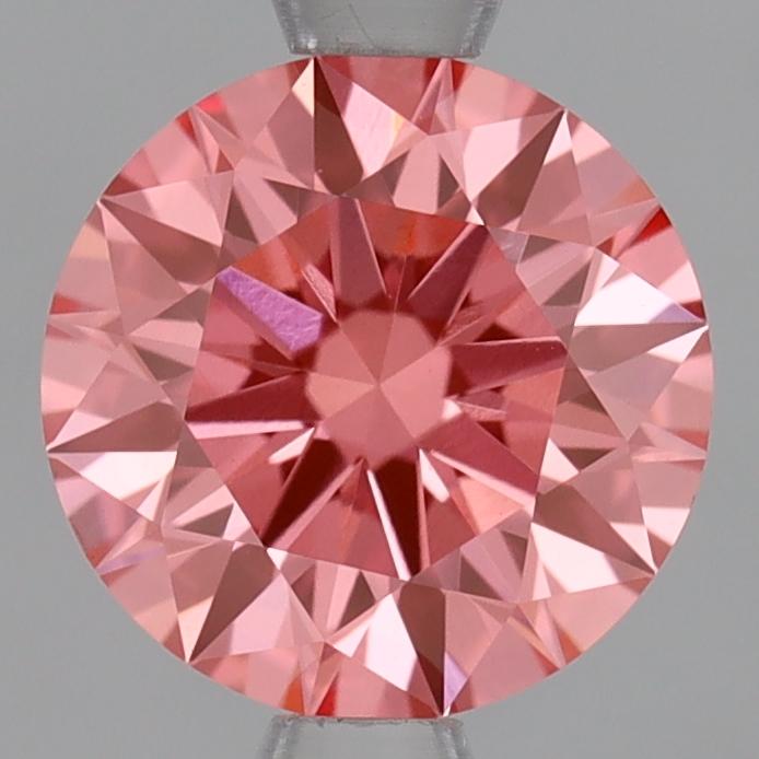 1.08 Ct. Fancy Vivid Pink Round Lab Grown Diamond