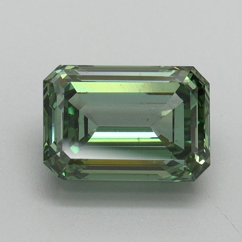 2.00 Ct. Fancy Vivid Green Emerald Lab Grown Diamond