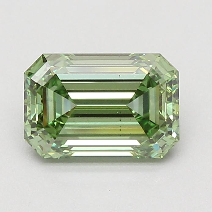 2.10 Ct. Fancy Vivid Green Emerald Lab Grown Diamond