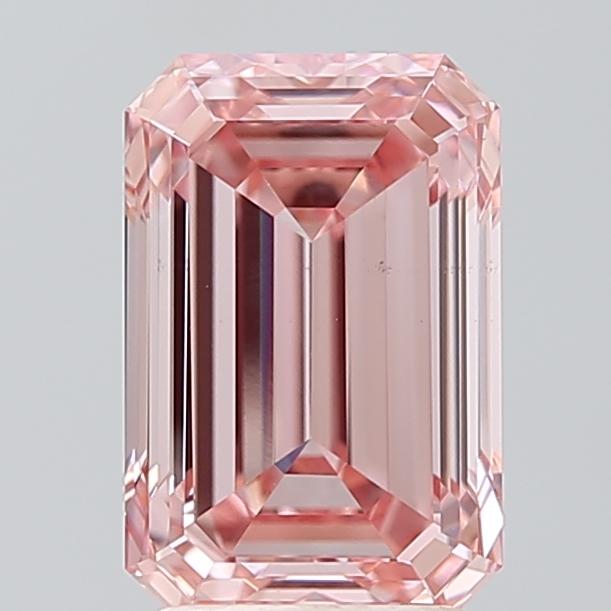 3.00 Ct. Fancy Intense Pink Emerald Lab Grown Diamond