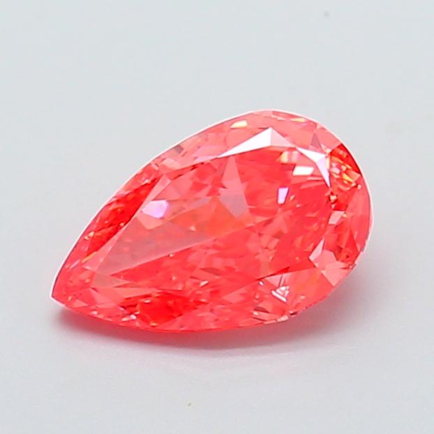 1.10 Ct. Fancy Vivid Pink Pear Lab Grown Diamond