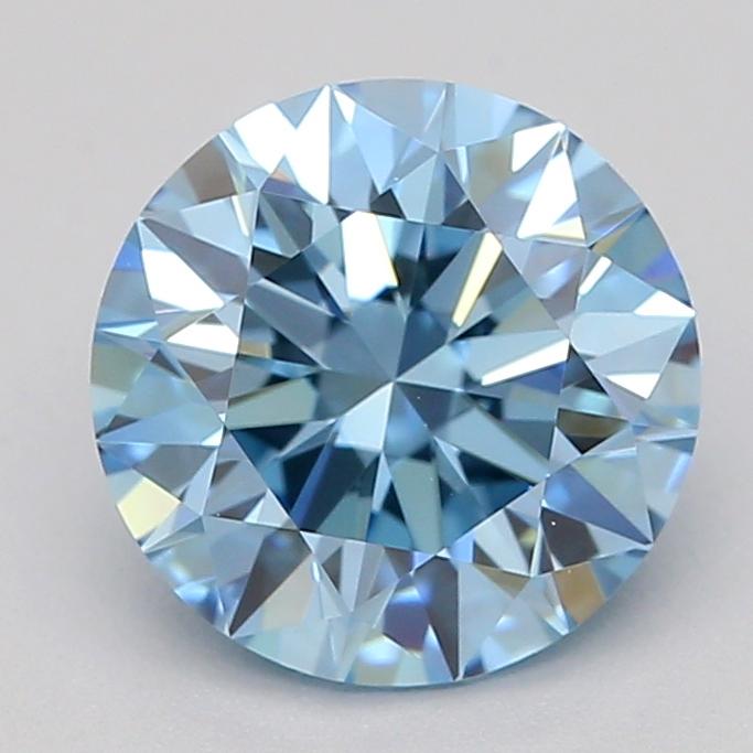 1.00 Ct. Fancy Vivid  Blue Round Lab Grown Diamond