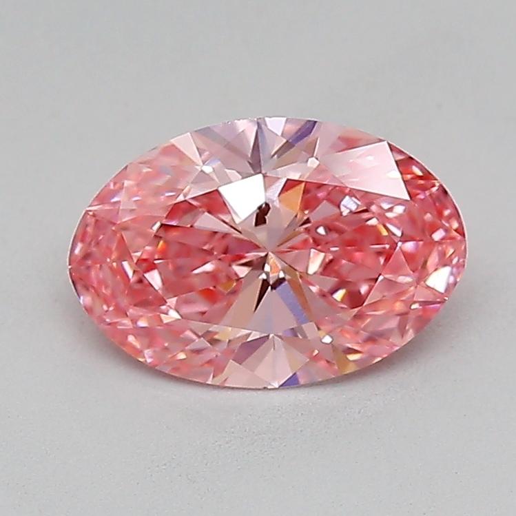 1.05 Ct. Fancy Vivid  Pink Oval Lab Grown Diamond