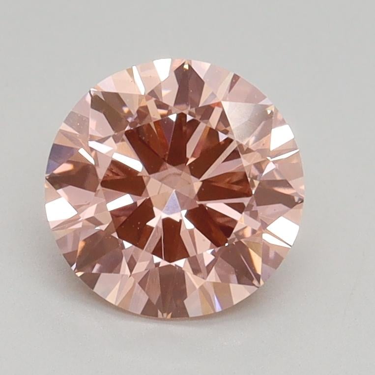 1.30 Ct. Fancy Intense Pink Round Lab Grown Diamond