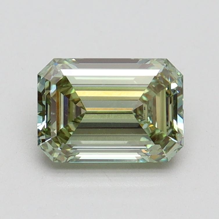 1.01 Ct. Fancy Intense Green Emerald Lab Grown Diamond