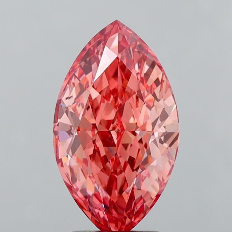 5.03 Ct. Fancy Vivid  Pink Marquise Lab Grown Diamond