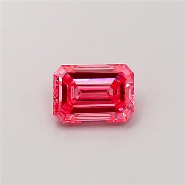 0.53 Ct. Fancy Vivid  Pink Emerald Lab Grown Diamond