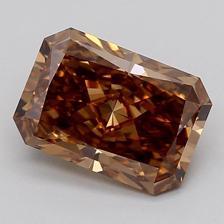 2.41 Ct. Fancy Light  Brown Radiant Lab Grown Diamond