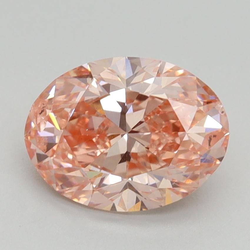 2.00 Ct. Fancy Intense Pink Oval Lab Grown Diamond