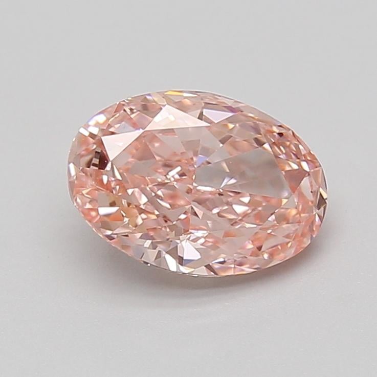 1.71 Ct. Fancy Vivid Pink Oval Lab Grown Diamond