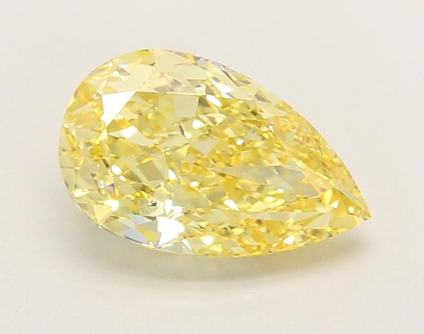2.26 Ct. Fancy Intense Yellow Pear Lab Grown Diamond