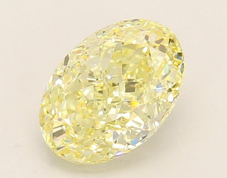1.61 Ct. Fancy Intense Yellow Oval Lab Grown Diamond