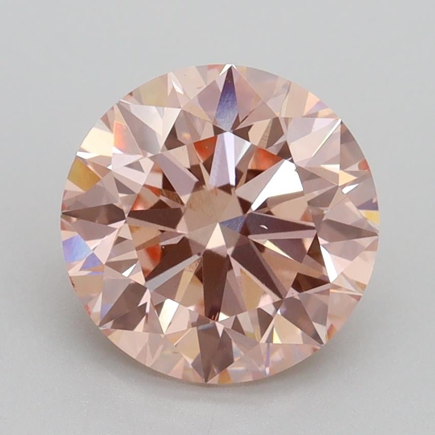 2.67 Ct. Fancy Intense Pink Round Lab Grown Diamond