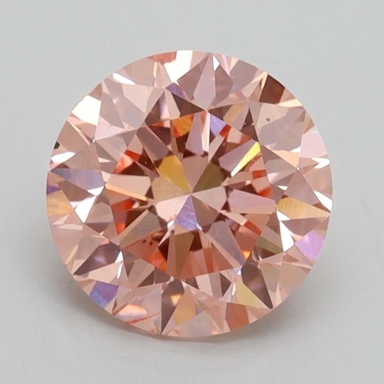 1.70 Ct. Fancy Intense Pink Round Lab Grown Diamond