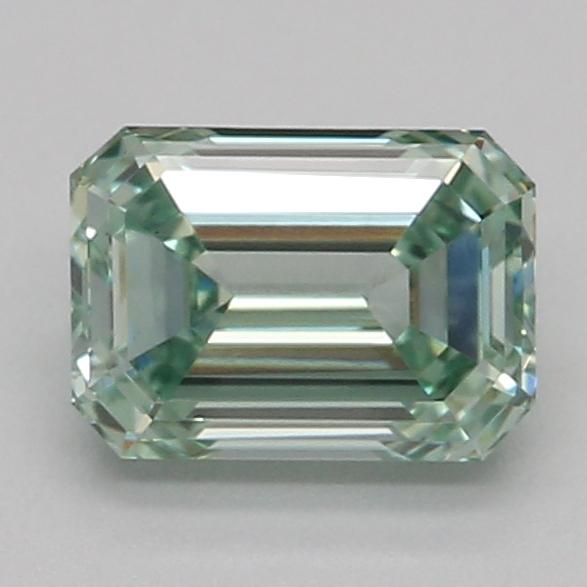 0.53 Ct. Fancy Intense Green Emerald Lab Grown Diamond