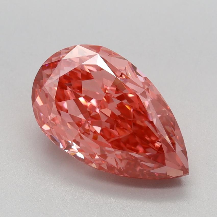 2.33 Ct. Fancy Vivid Pink Pear Lab Grown Diamond