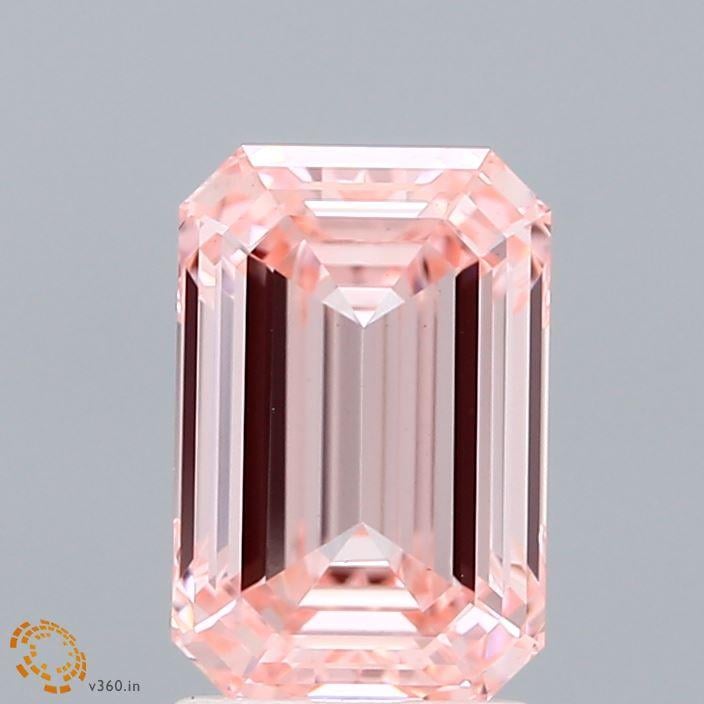 2.03 Ct. Fancy Intense Pink Emerald Lab Grown Diamond