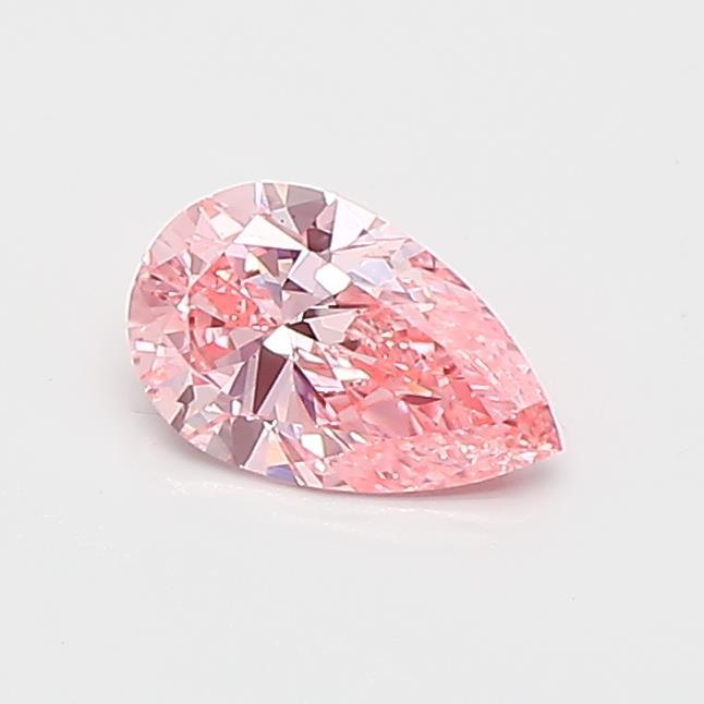 0.50 Ct. Fancy Vivid Pink Pear Lab Grown Diamond