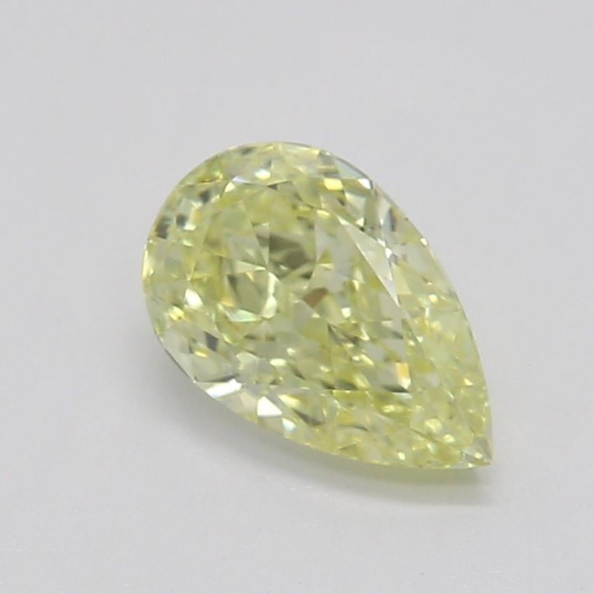 0.41 Ct. Fancy Yellow Pear Diamond