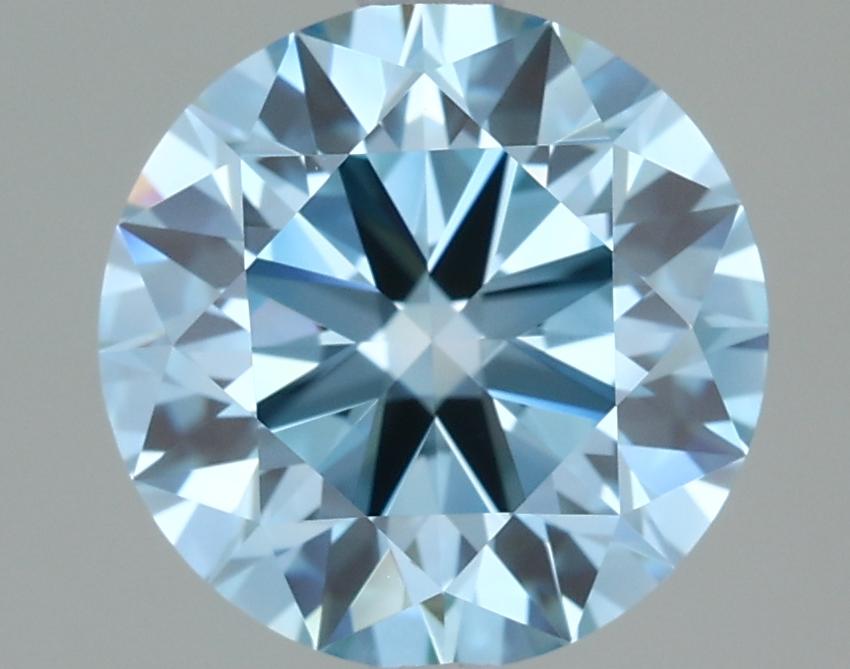 2.10 Ct. Fancy Vivid  Blue Round Lab Grown Diamond