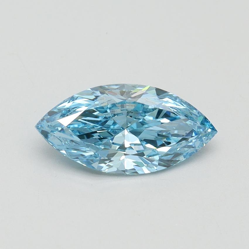 1.01 Ct. Fancy Vivid Blue Marquise Lab Grown Diamond