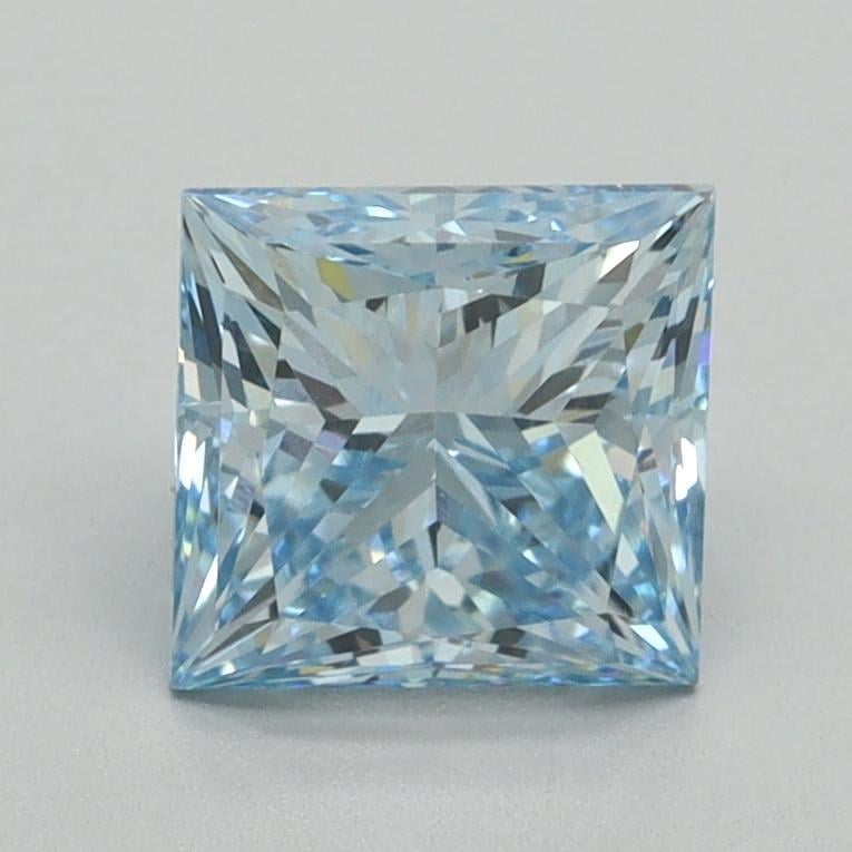 1.64 Ct. Fancy Intense Blue Princess Lab Grown Diamond